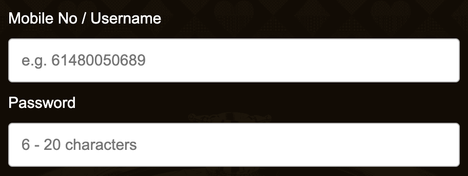 Login